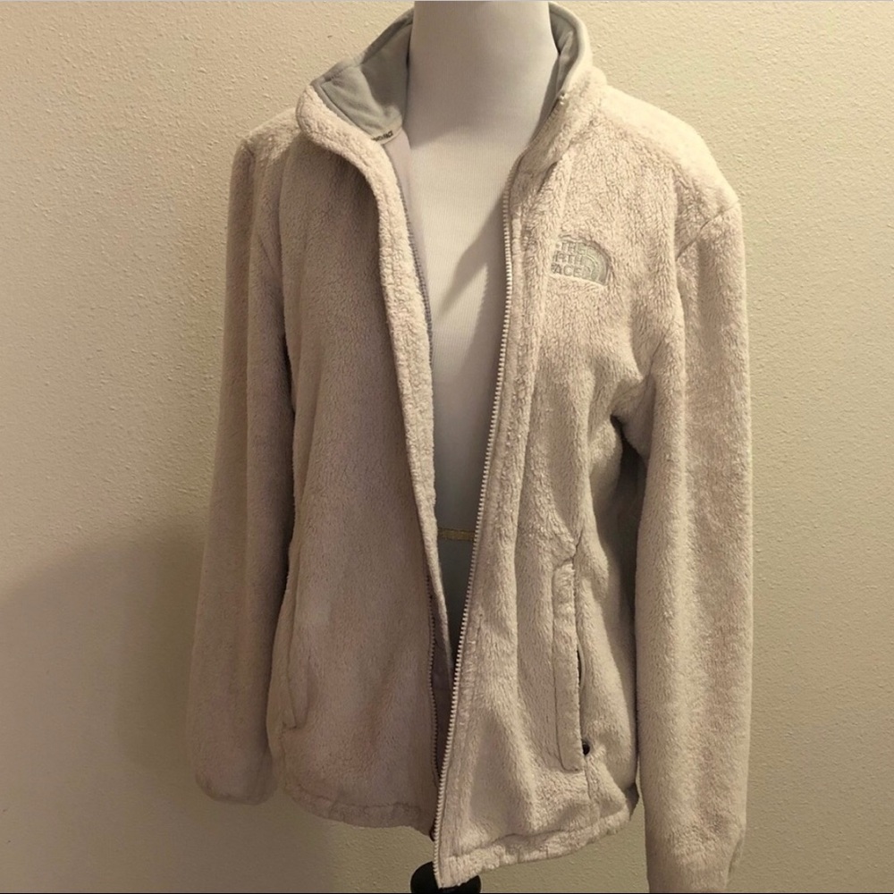 Fuzzy North face jacket